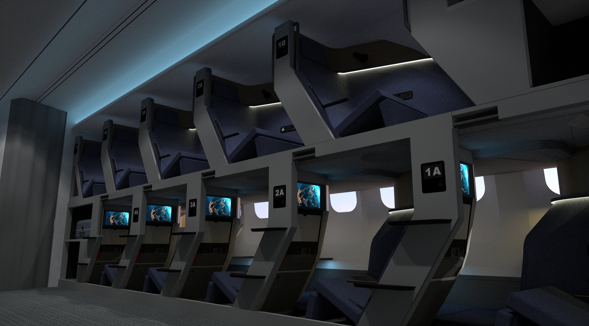 zephyr seat is a lie-flat airline seat for economy class travelers